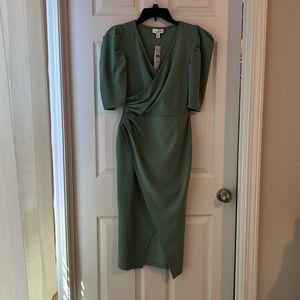 Top shop green dress